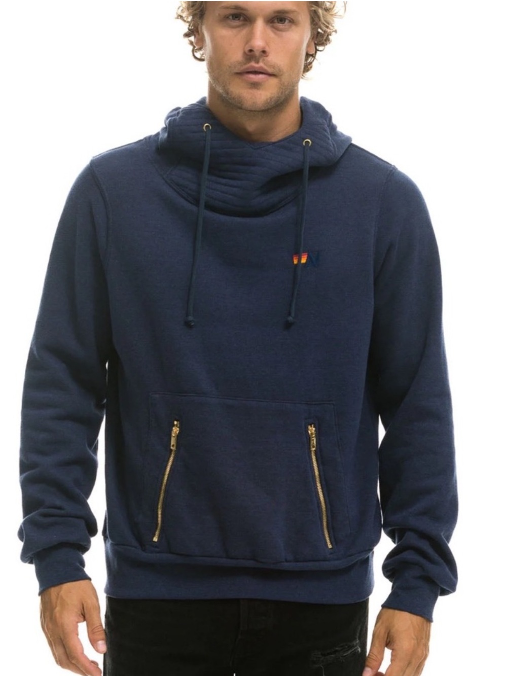 Aviator Nation Ninja Pullover Hoodie Navy XL